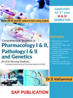 Pharmacology I & II, Pathology I & II and Genetics for B.Sc Nursing Students